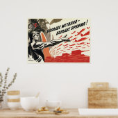 Poster URSS 2ème guerre mondiale Propagande soviétique 19 (Cuisine)