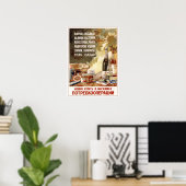Poster URSS Boissons soviétiques et publicité alimentaire (Bureau à domicile)