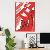 Poster URSS CCCP Guerre froide Union soviétique Propagati (Bureau à domicile)