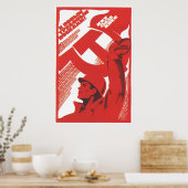 Poster URSS CCCP Guerre froide Union soviétique Propagati (Cuisine)