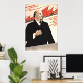 Poster URSS CCCP Guerre froide Union soviétique Propagati (Bureau à domicile)