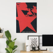 Poster URSS CCCP Guerre froide Union soviétique Propagati (Bureau à domicile)