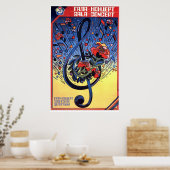 Poster URSS CCCP Guerre froide Union soviétique Propagati (Cuisine)