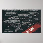 Poster URSS CCCP Guerre froide Union soviétique Propagati (Devant)