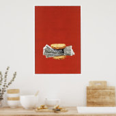 Poster URSS CCCP Guerre froide Union soviétique Propagati (Cuisine)