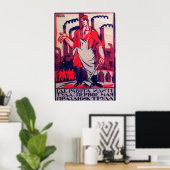 Poster URSS CCCP Guerre froide Union soviétique Propagati (Bureau à domicile)