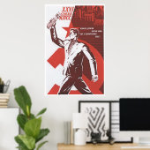 Poster URSS CCCP Guerre froide Union soviétique Propagati (Bureau à domicile)