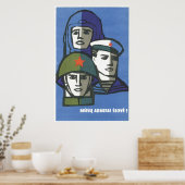 Poster URSS CCCP Guerre froide Union soviétique Propagati (Cuisine)