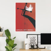 Poster URSS CCCP Guerre froide Union soviétique Propagati (Bureau à domicile)