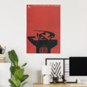 Poster URSS CCCP Guerre froide Union soviétique Propagati (Bureau à domicile)