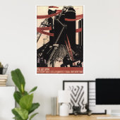 Poster URSS CCCP Guerre froide Union soviétique Propagati (Bureau à domicile)