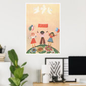 Poster URSS CCCP Guerre froide Union soviétique Propagati (Bureau à domicile)