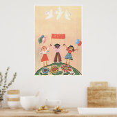 Poster URSS CCCP Guerre froide Union soviétique Propagati (Cuisine)