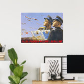 Poster URSS CCCP Guerre froide Union soviétique Propagati (Bureau à domicile)