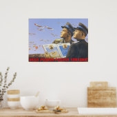 Poster URSS CCCP Guerre froide Union soviétique Propagati (Cuisine)