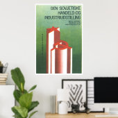 Poster URSS CCCP Guerre froide Union soviétique Propagati (Bureau à domicile)