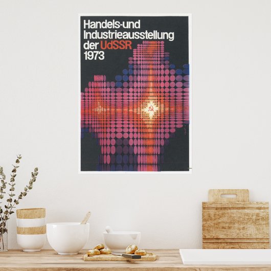 Poster URSS CCCP Guerre froide Union soviétique Propagati (Cuisine)