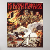 Poster URSS CCCP Guerre froide Union soviétique Propagati (Devant)