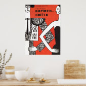 Poster URSS CCCP Guerre froide Union soviétique Propagati (Cuisine)