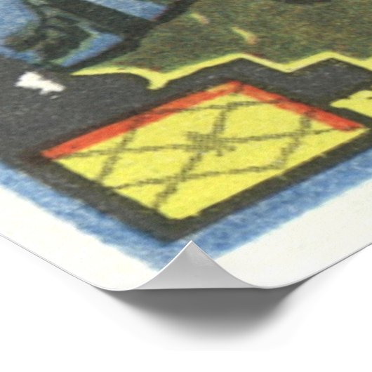 Poster URSS CCCP Guerre froide Union soviétique Propagati (Coin)