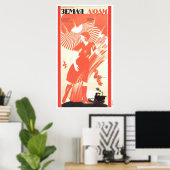 Poster URSS CCCP Guerre froide Union soviétique Propagati (Bureau à domicile)