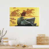 Poster URSS CCCP Guerre froide Union soviétique Propagati (Cuisine)