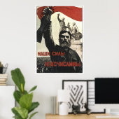 Poster URSS CCCP Guerre froide Union soviétique Propagati (Bureau à domicile)