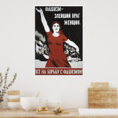 Poster URSS CCCP Guerre froide Union soviétique Propagati (Cuisine)