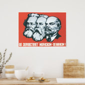 Poster URSS CCCP Guerre froide Union soviétique Propagati (Cuisine)