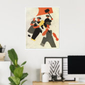 Poster URSS CCCP Guerre froide Union soviétique Propagati (Bureau à domicile)