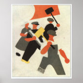 Poster URSS CCCP Guerre froide Union soviétique Propagati (Devant)