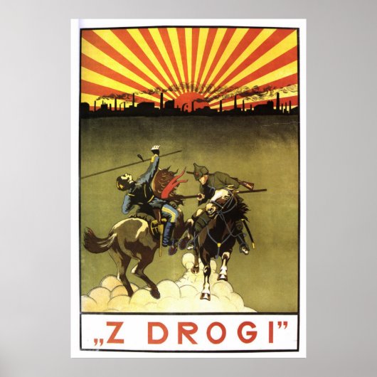 Poster URSS CCCP Guerre froide Union soviétique Propagati (Devant)