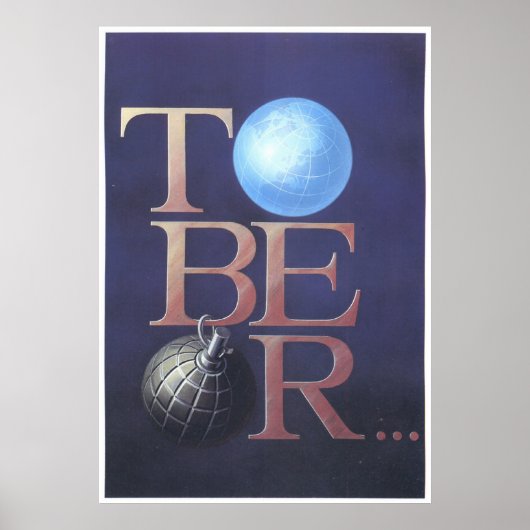 Poster URSS CCCP Guerre froide Union soviétique Propagati (Devant)