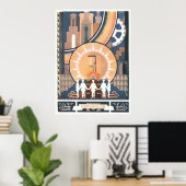 Poster URSS CCCP Guerre froide Union soviétique Propagati (Bureau à domicile)