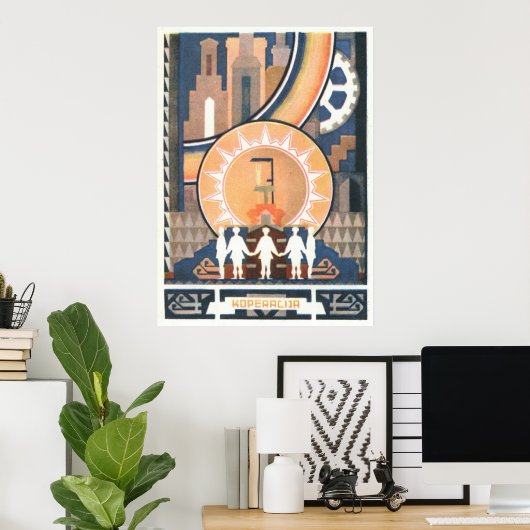 Poster URSS CCCP Guerre froide Union soviétique Propagati (Bureau à domicile)