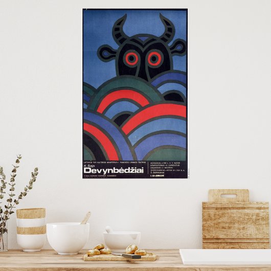 Poster URSS CCCP Guerre froide Union soviétique Propagati (Cuisine)