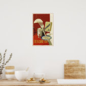 Poster URSS Soviet Pelmeni Publicité 1936 (Cuisine)