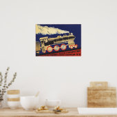 Poster URSS Union soviétique 1924 Chemin de fer (Cuisine)