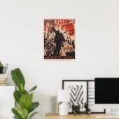 Poster URSS Union soviétique 1924 Chemin de fer (Bureau à domicile)