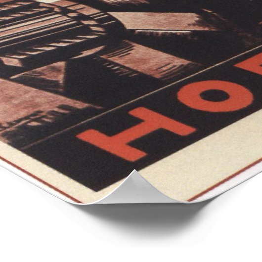 Poster URSS Union soviétique 1924 Chemin de fer (Coin)