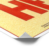 Poster URSS Union soviétique ne commettent pas ! Propagan (Coin)