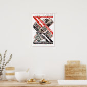 Poster URSS Union soviétique Propagande 1927 (Cuisine)