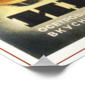 Poster URSS URSS Chirurgien Caviar Publicité 1952 (Coin)