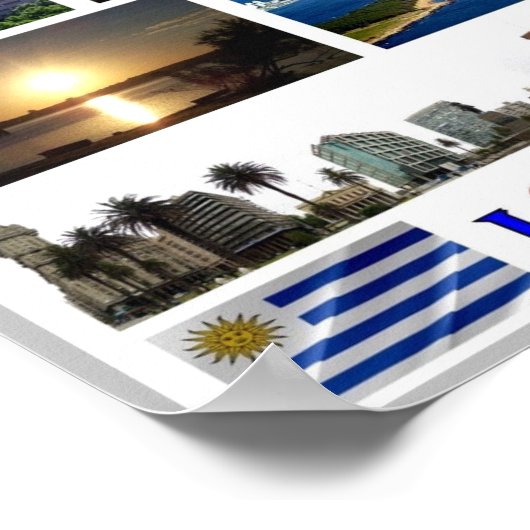 Poster Uruguay - I Love - (Coin)