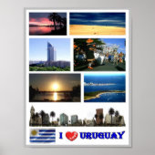 Poster Uruguay - I Love - (Devant)