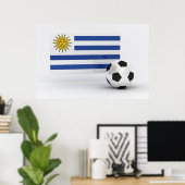 Poster Uruguay Soccer (Bureau à domicile)