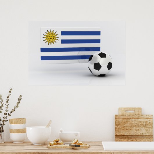 Poster Uruguay Soccer (Cuisine)