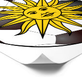 Poster Uruguay "Soleil de Mai" (Coin)