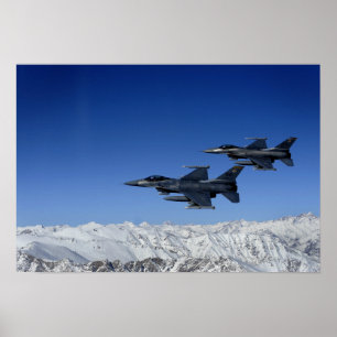Poster US Air Force F-16 Fighting Falcons