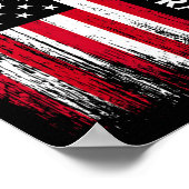 Poster Us American Flag Personal Trainer Fitness Instruct (Coin)